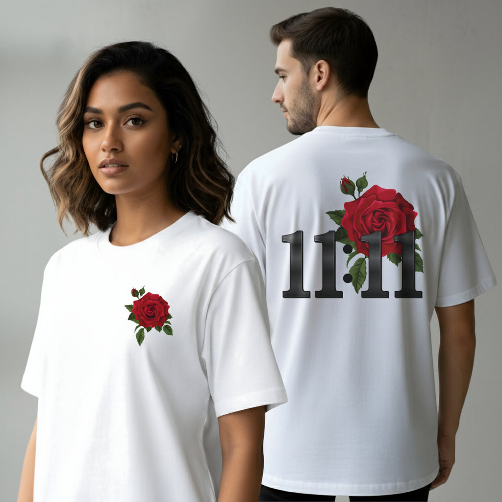 11:11 Destiny Rose Unisex Oversized Tee | Premium Cotton