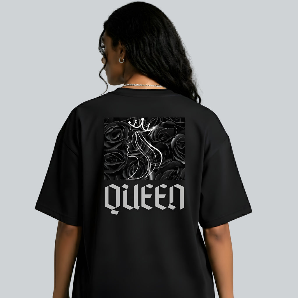 Queen's Reign Oversized Tee | Premium Quality