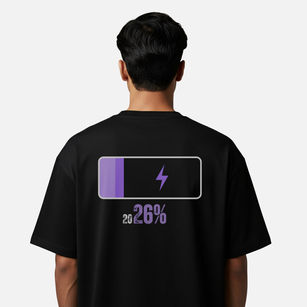 Year 2026 Loaded | Premium Unisex 100% Cotton Oversized Tee