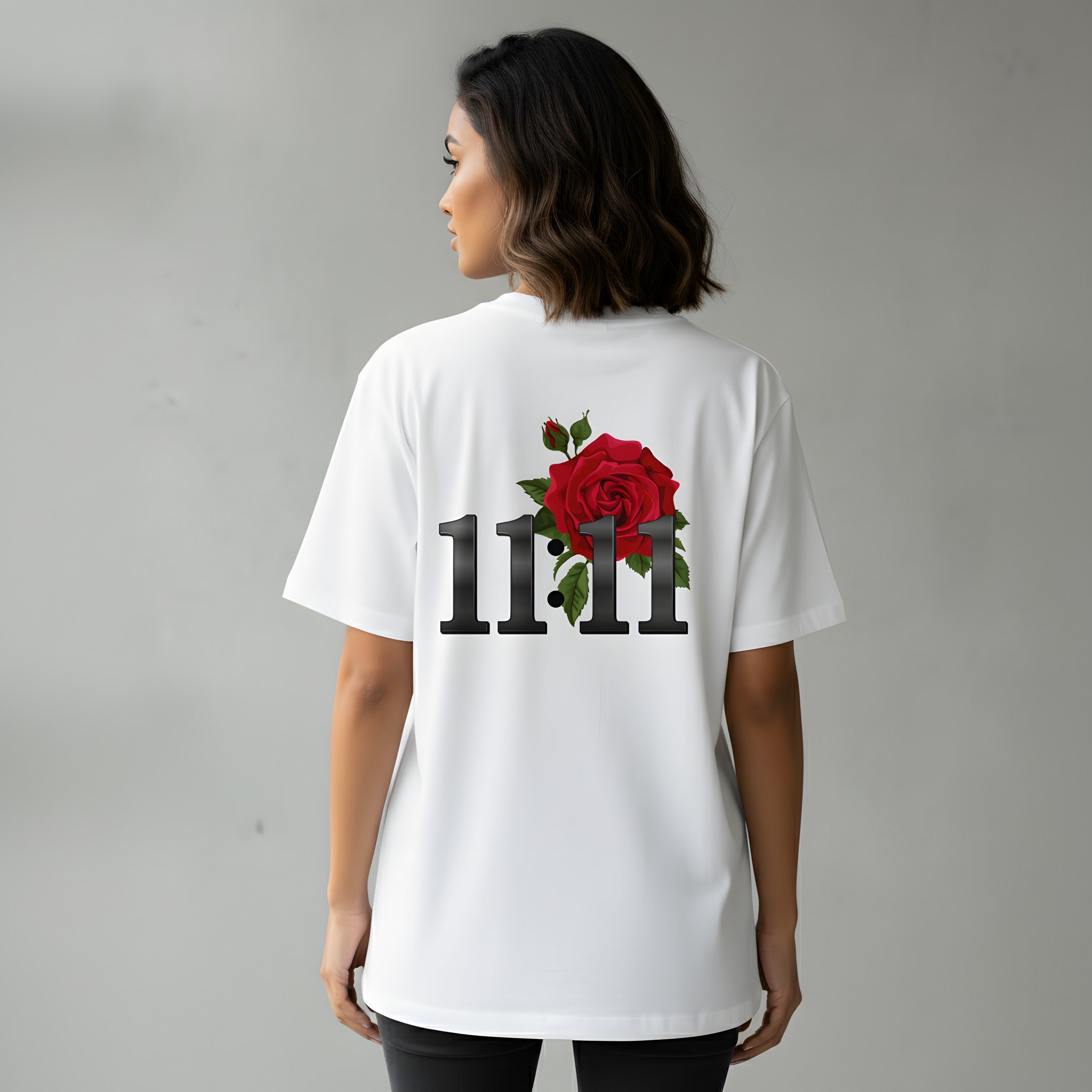11:11 Destiny Rose Unisex Oversized Tee | Premium Cotton